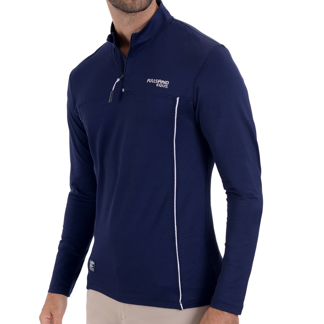 Fullsand Equs Men's polo for training with UPF 50+